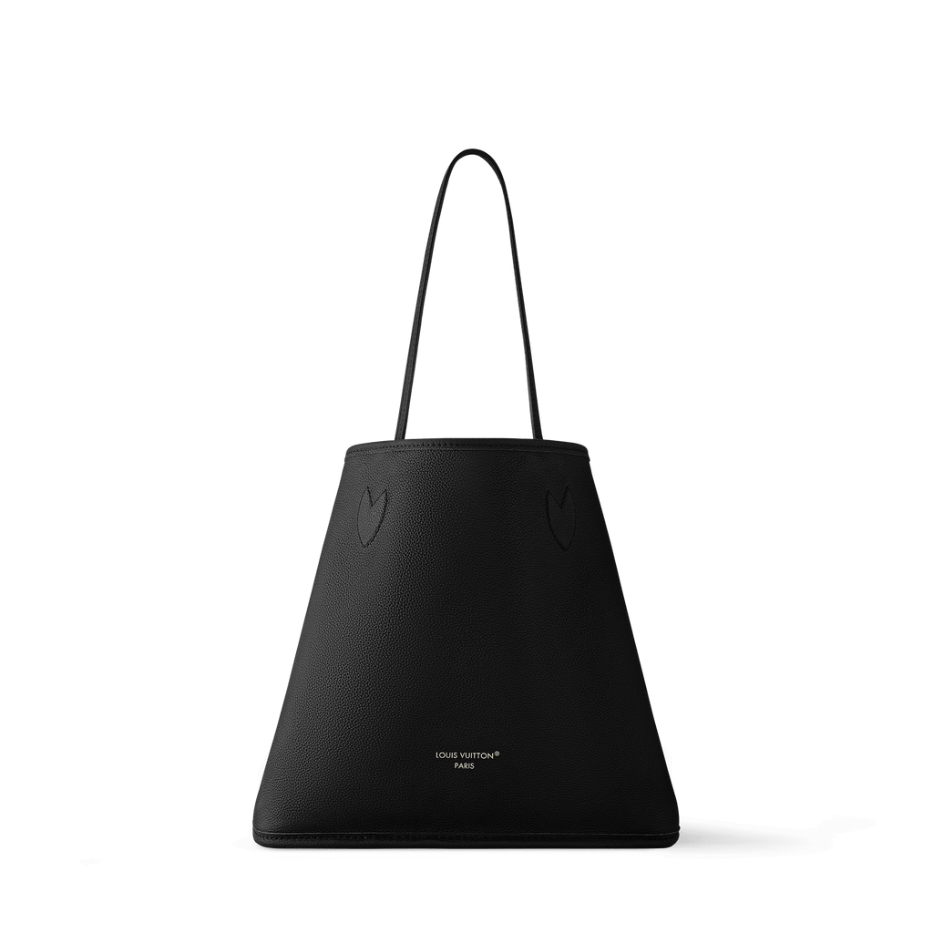 Black Coated Canvas & Cowhide Leather Tote Bag product image 5