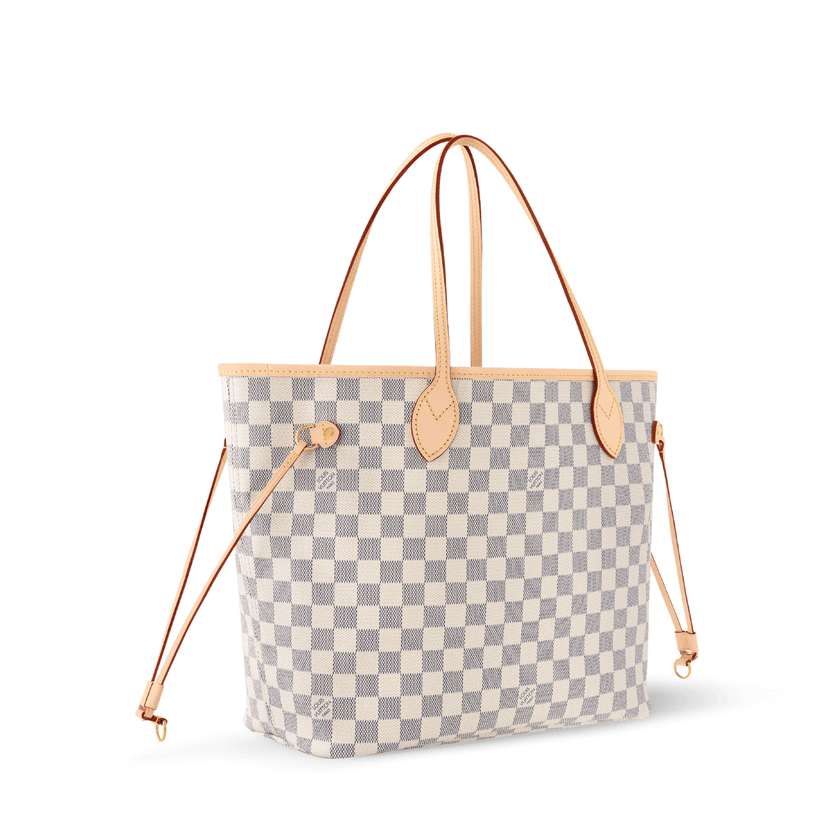 Neverfull MM Damier Azur Coated Canvas Tote Bag N40603 For Women