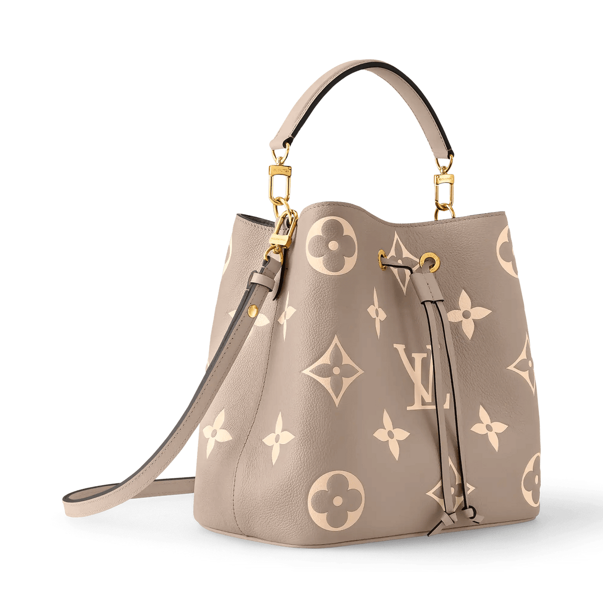 Cream Leather Bucket Bag product image 13