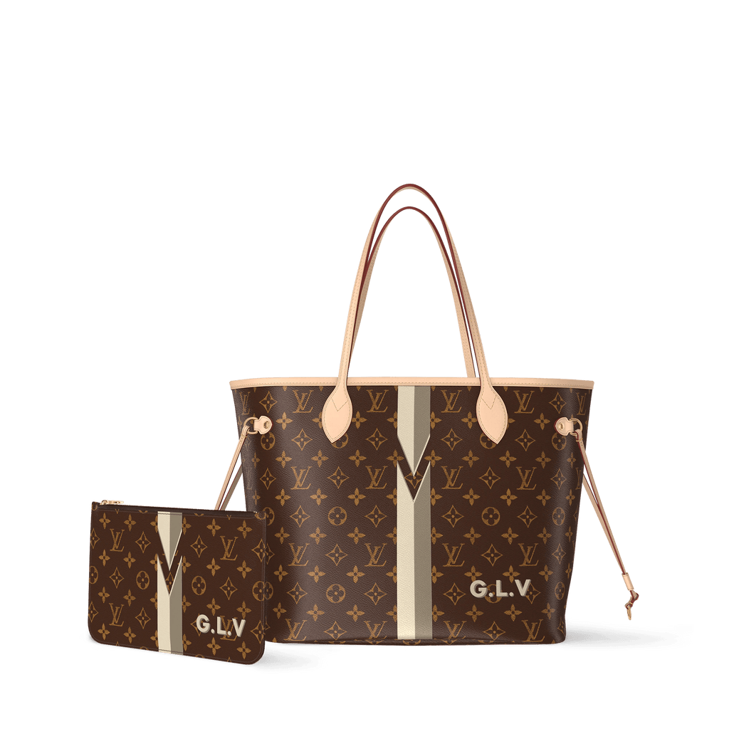 Neverfull MM Monogram Coated Canvas Tote Bag P01926 For Women