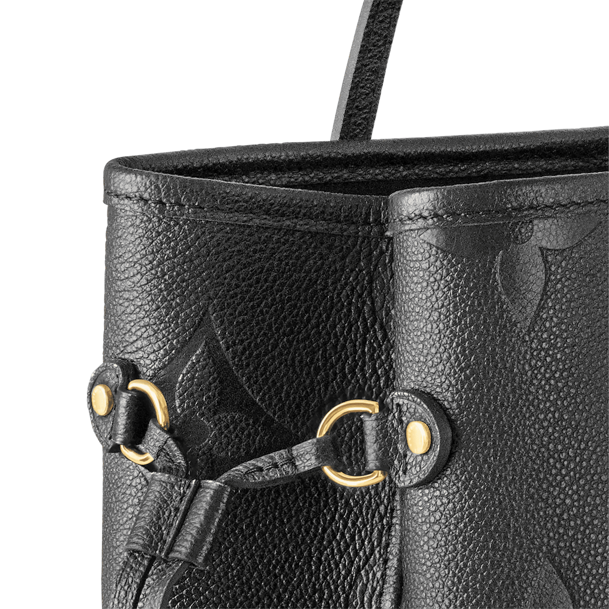 Black Leather Tote Bag Design 002 product image 3