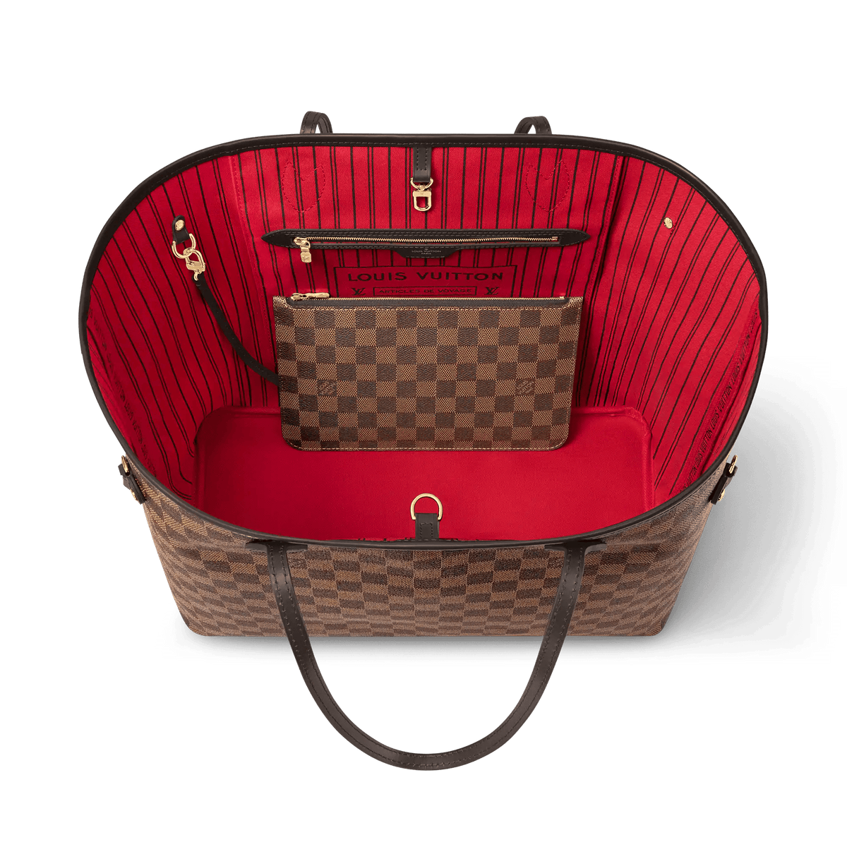 Neverfull GM Damier Ebene Dark Chocolate Tote Bag For Women