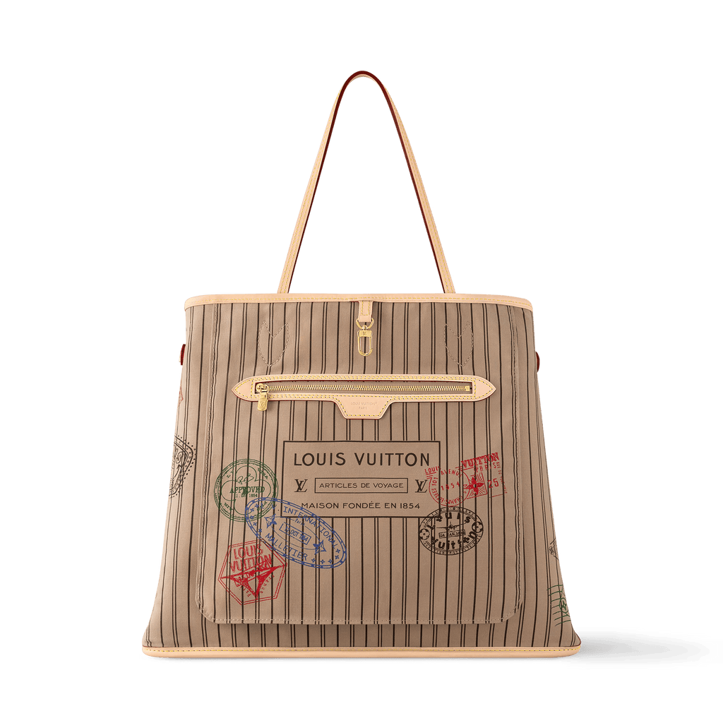 Neverfull Bandoulière Inside Out GM Monogram Coated Canvas Gold-Toned Hardware