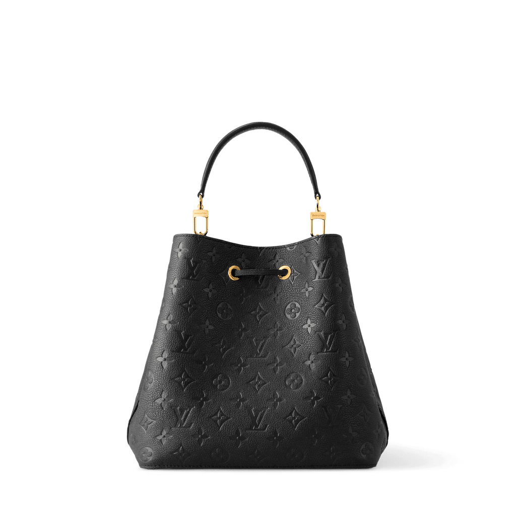 NéoNoé MM Black Monogram Empreinte Leather Bucket Bag M45256 For Women