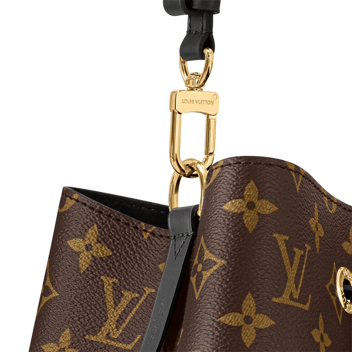 Black & Gold Coated Canvas Bucket Bag product image 23