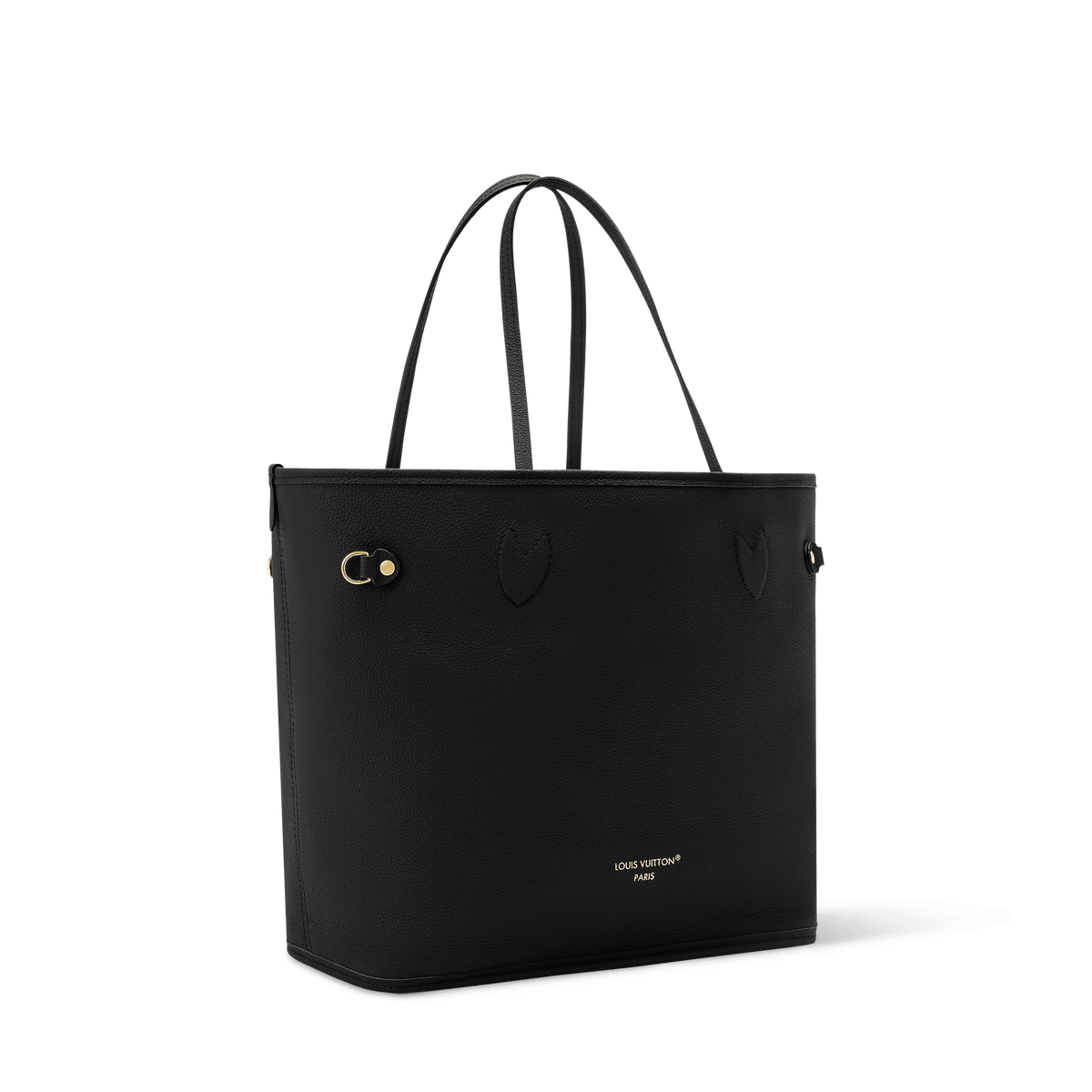 Black Coated Canvas & Cowhide Leather Tote Bag product image 3