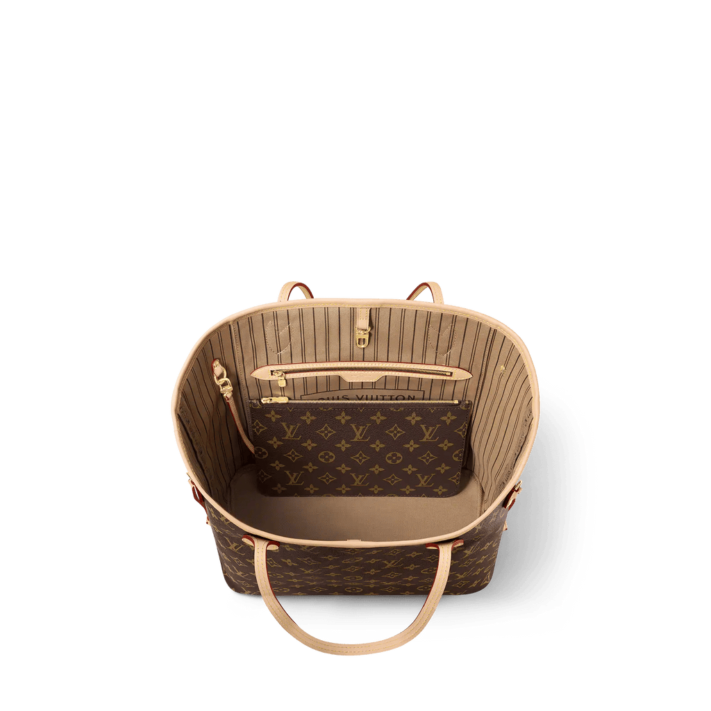 Neverfull MM Monogram Coated Canvas Tote Bag P01926 For Women