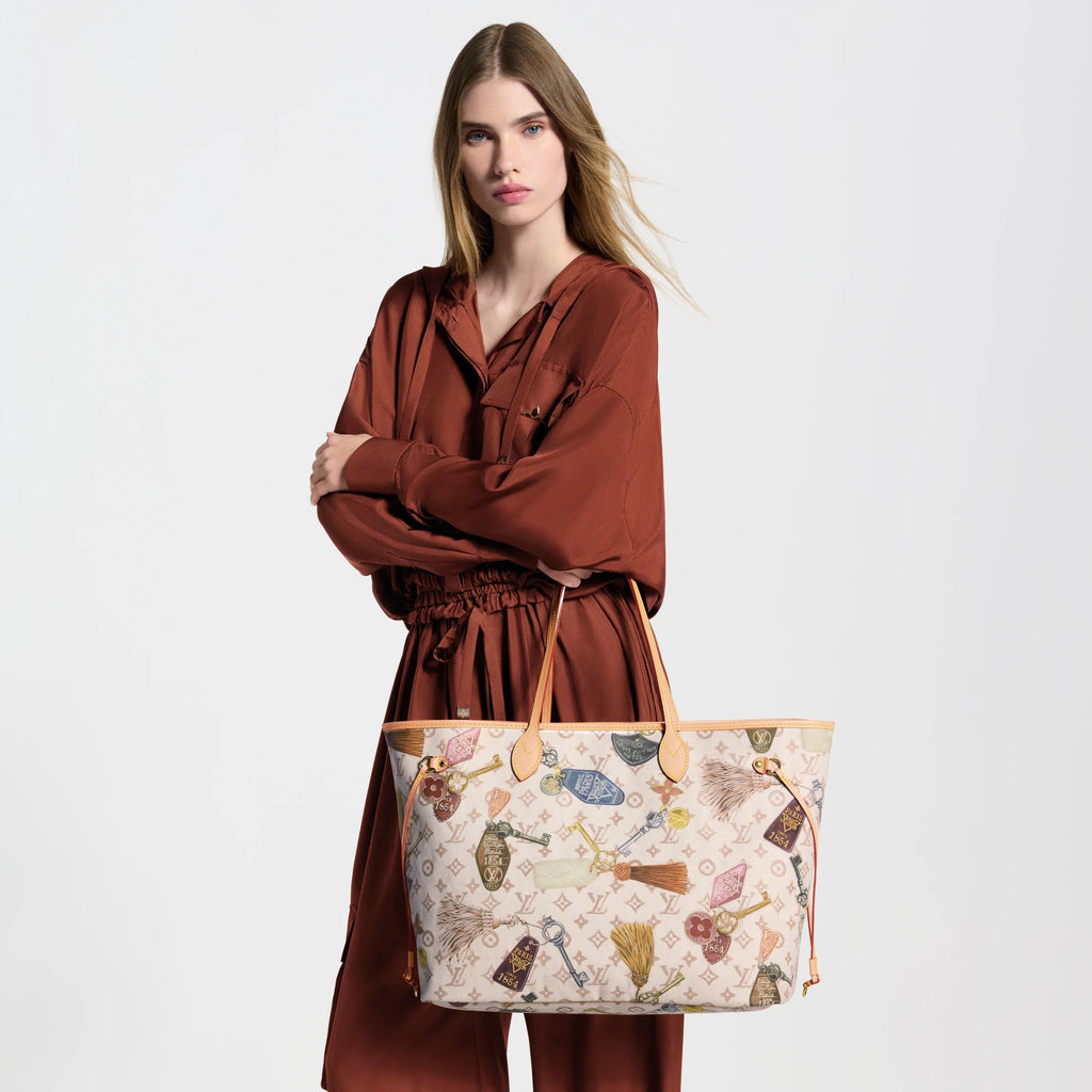 Neverfull GM Getaway Dune Canvas Tote Bag M29449 For Women