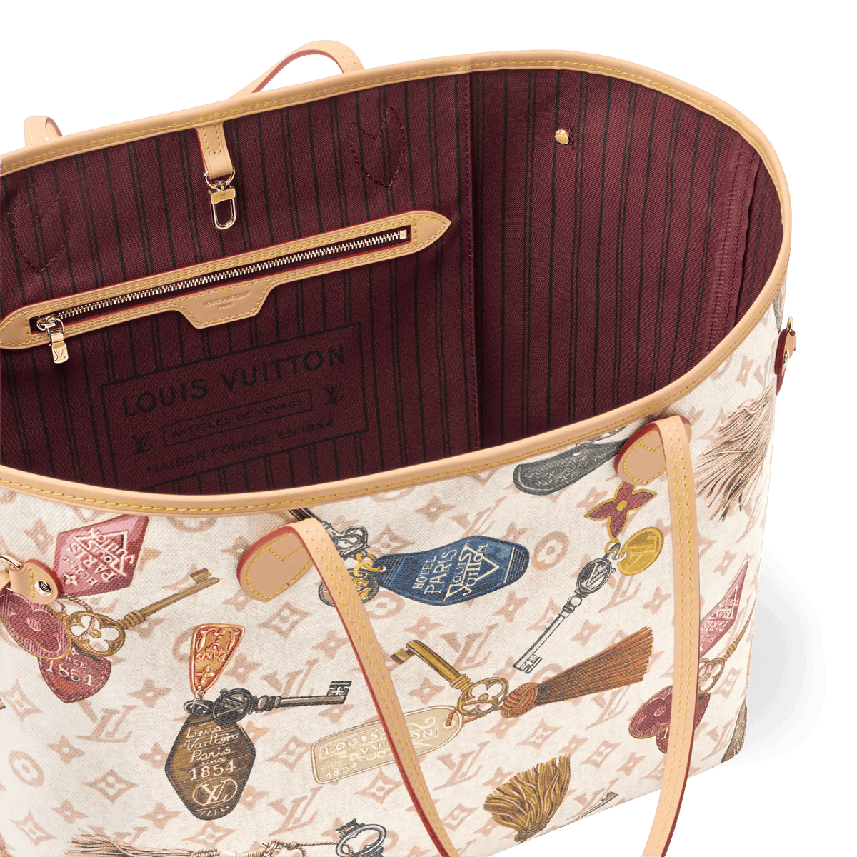 Neverfull GM Getaway Dune Canvas Tote Bag M29449 For Women