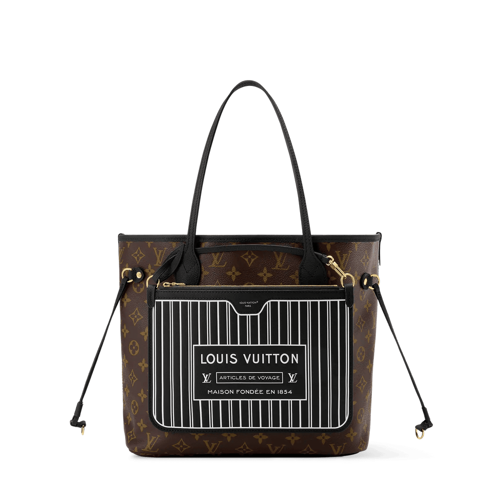 Black Coated Canvas & Cowhide Leather Tote Bag product image 1