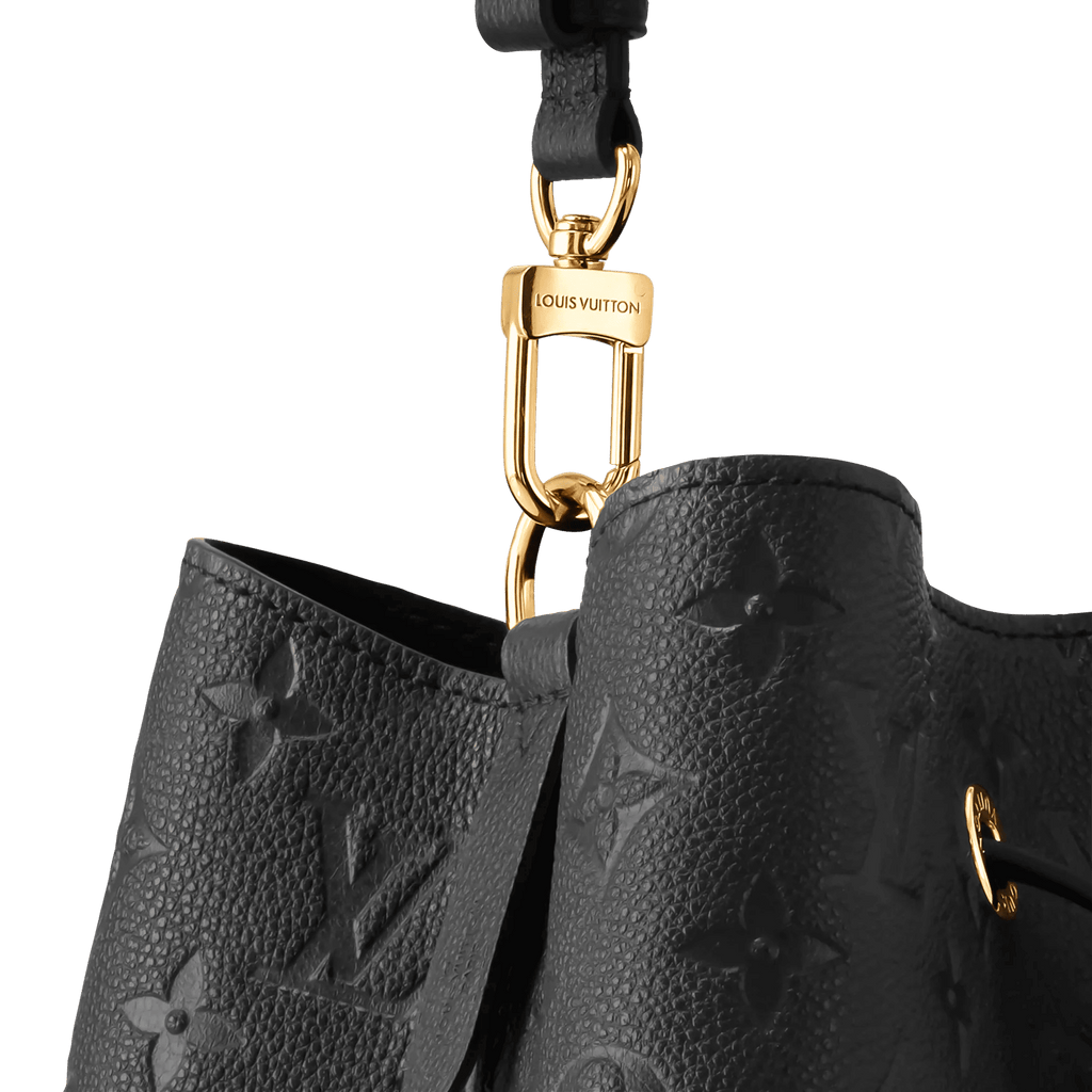 NéoNoé MM Black Monogram Empreinte Leather Bucket Bag M45256 For Women