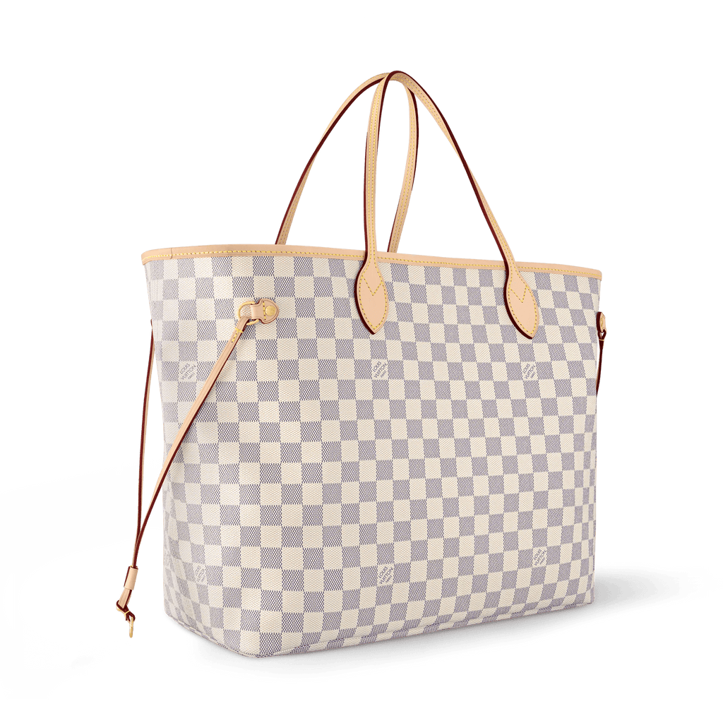 Neverfull GM Damier Azur Canvas Tote Bag N40601 For Women