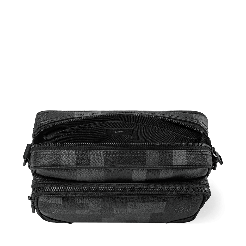 Black Coated Canvas Handbag Design 006 product image 2