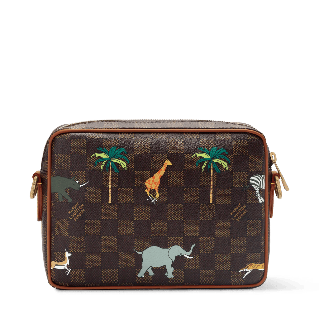 Brown Coated Canvas Crossbody Bag product image 3