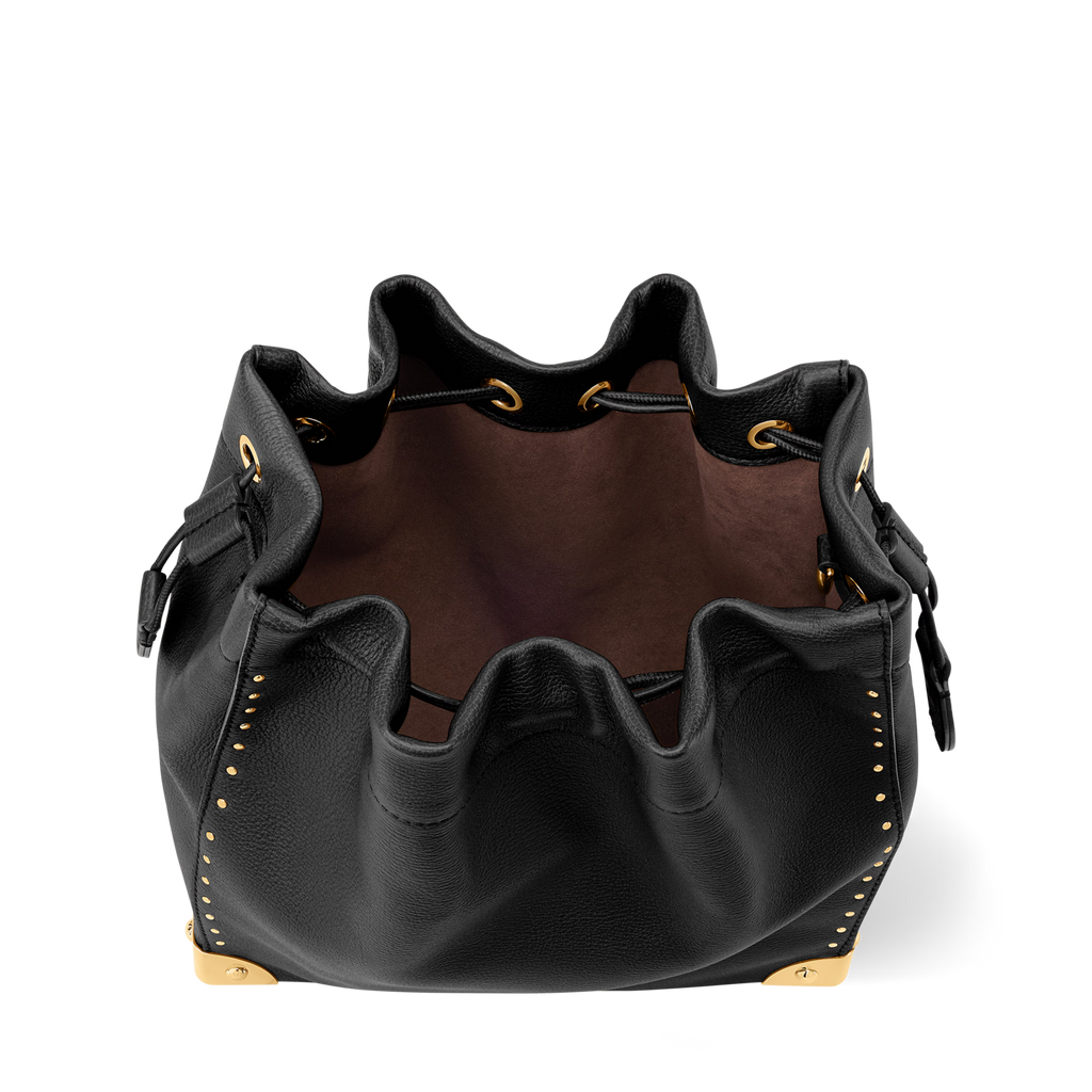 Black Calfskin Leather Luggage Design 003 product image 12
