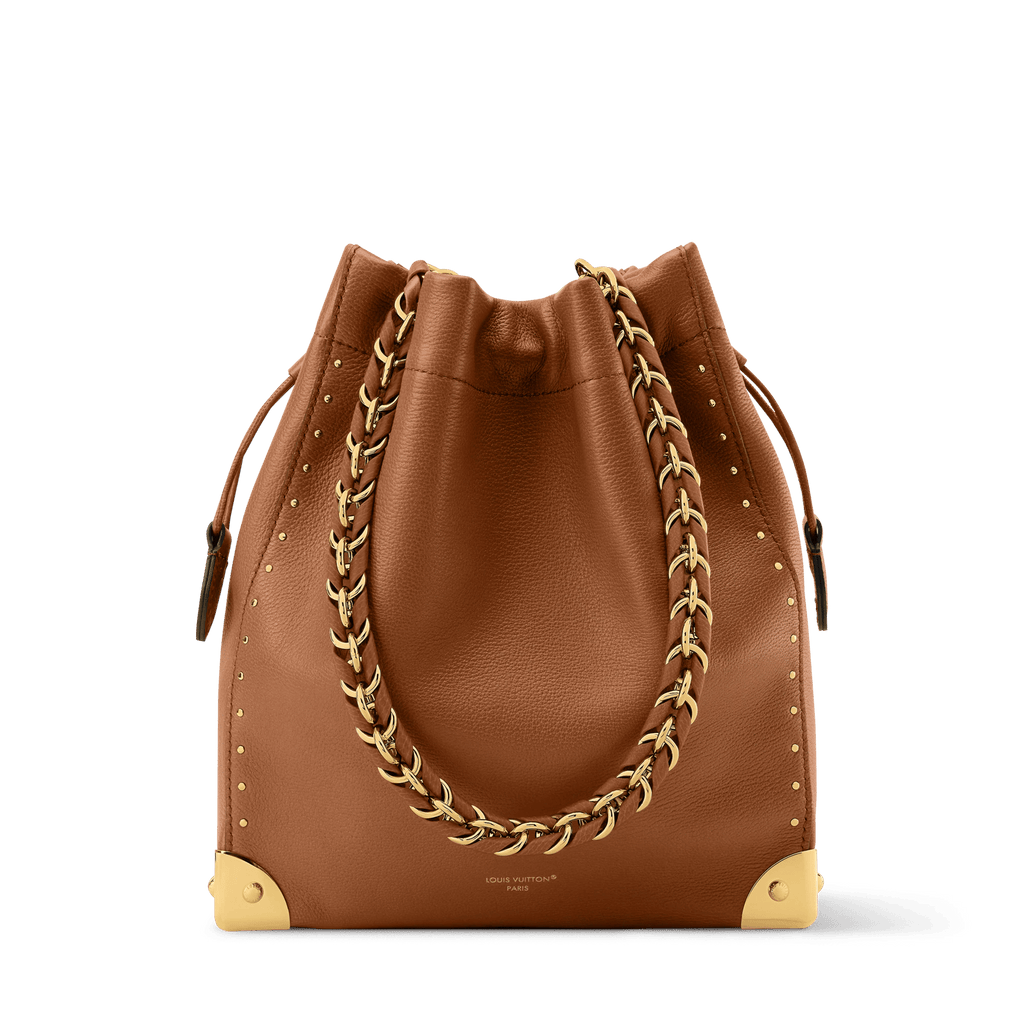 Noé Trunk Tan Calfskin Leather Bucket Bag M29131 For Women