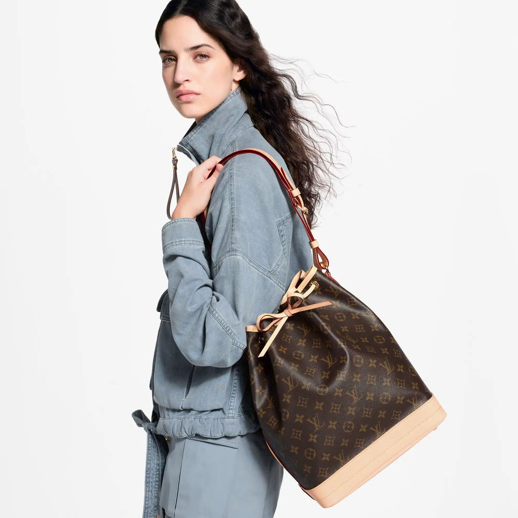Noé Monogram Coated Canvas Bucket Bag M46976 For Women