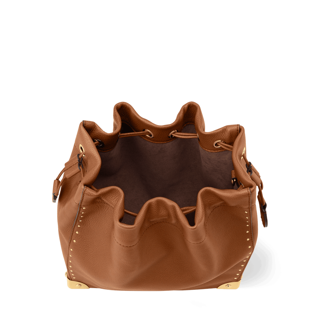 Noé Trunk Tan Calfskin Leather Bucket Bag M29131 For Women