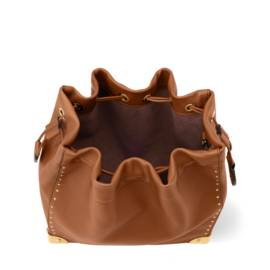 Tan Calfskin Leather Luggage Design 002 product image 12