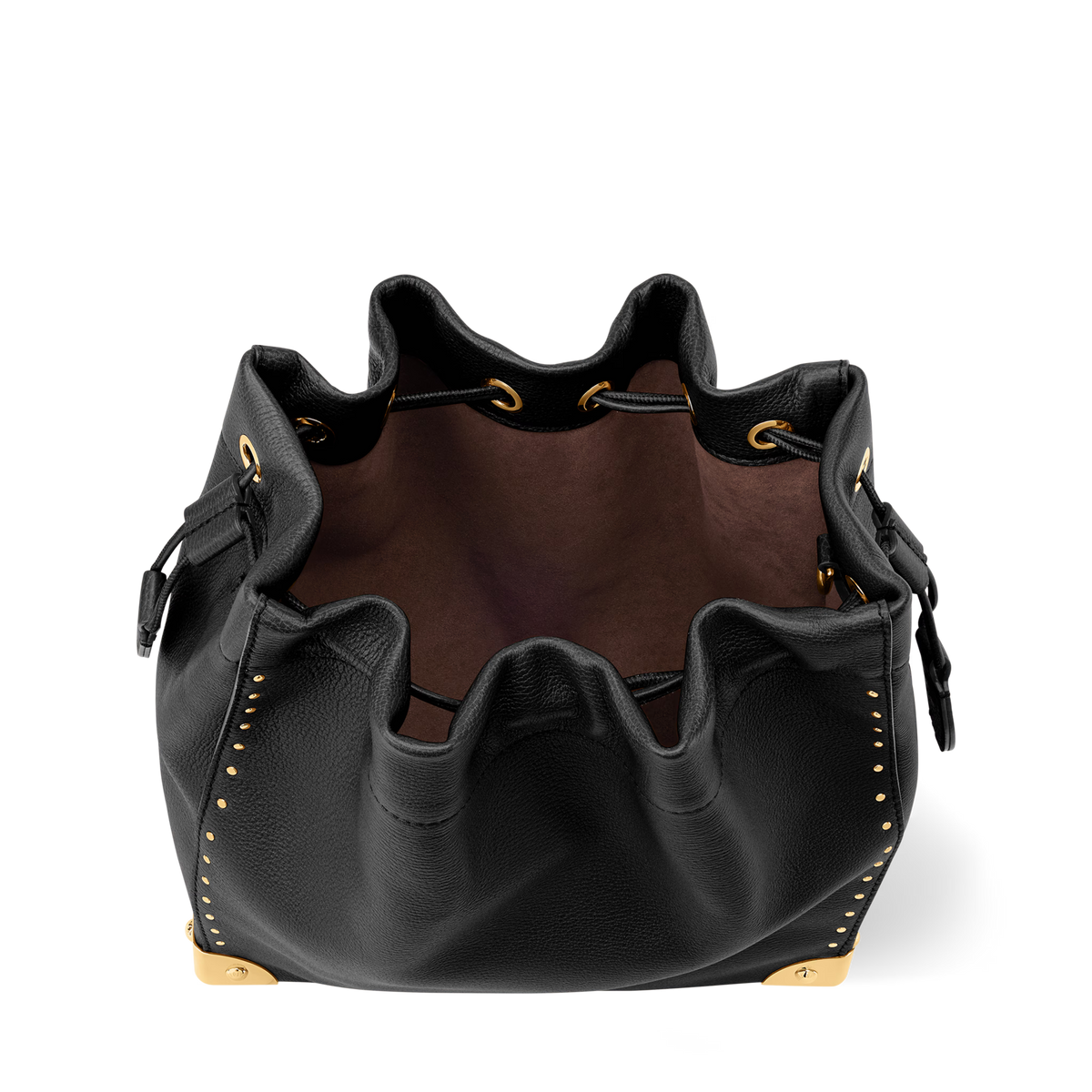 Noé Trunk Calfskin Leather Black Gold-Toned Hardware