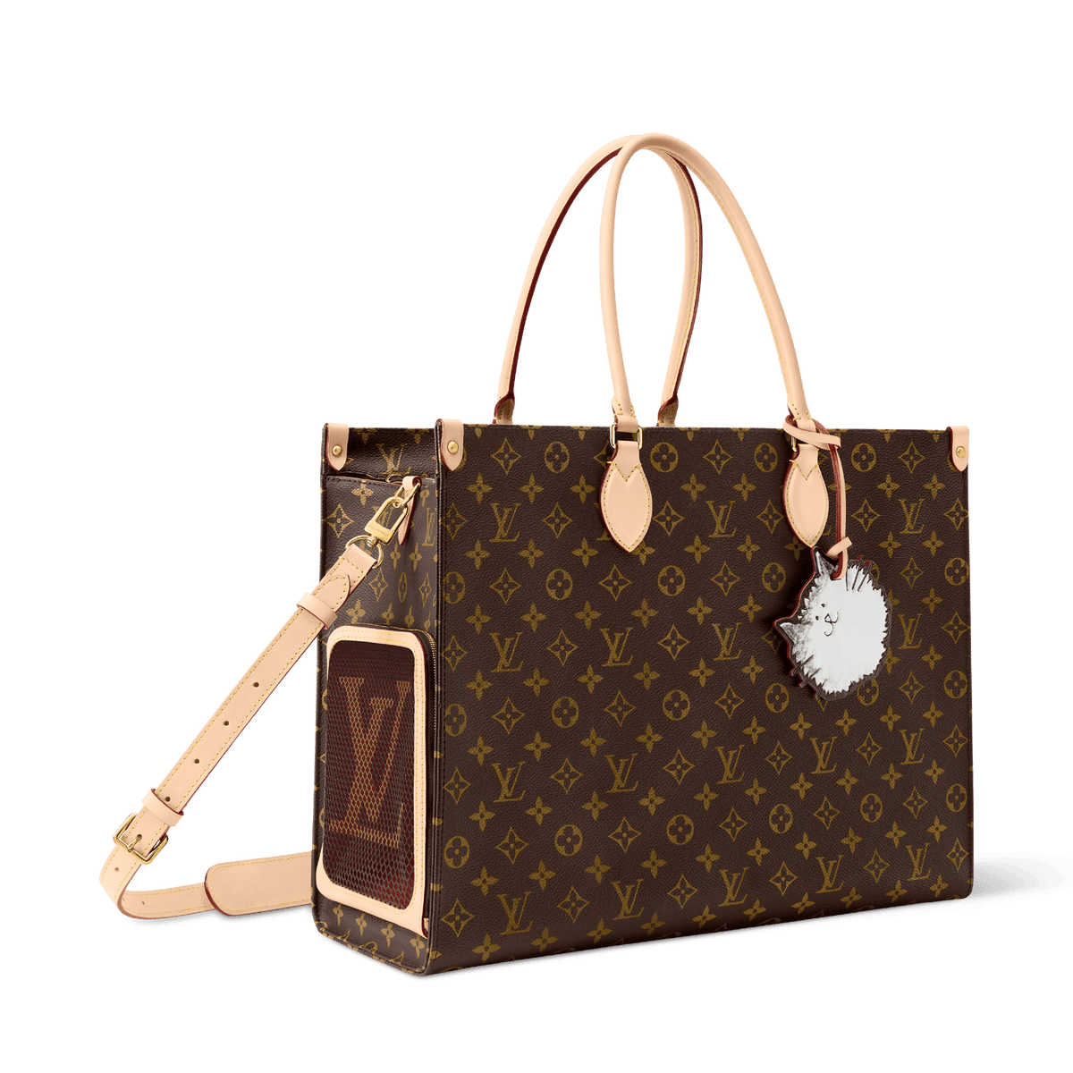 Brown Coated Canvas Tote Bag product image 2