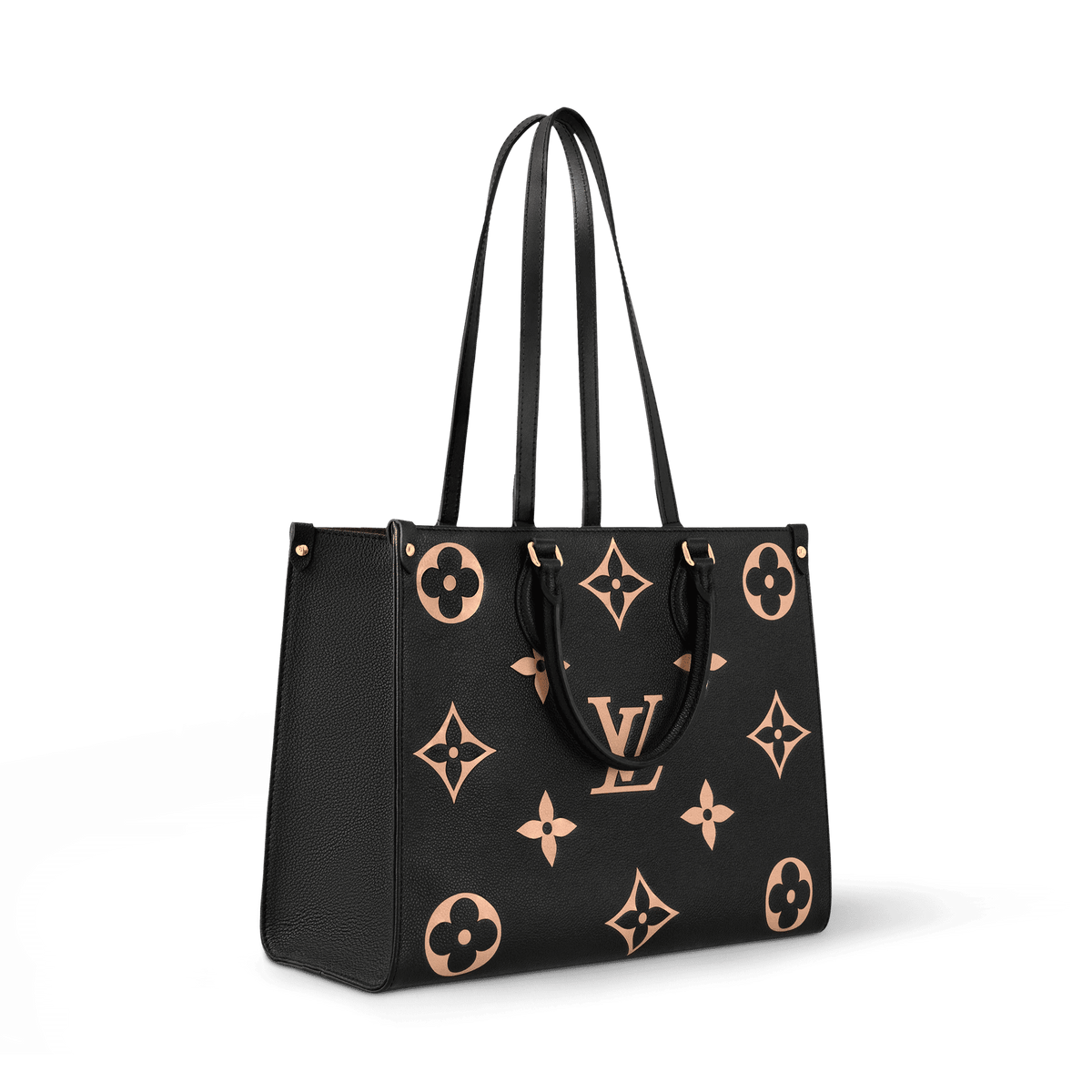 OnTheGo MM Bicolor Monogram Empreinte Leather Tote Bag For Women