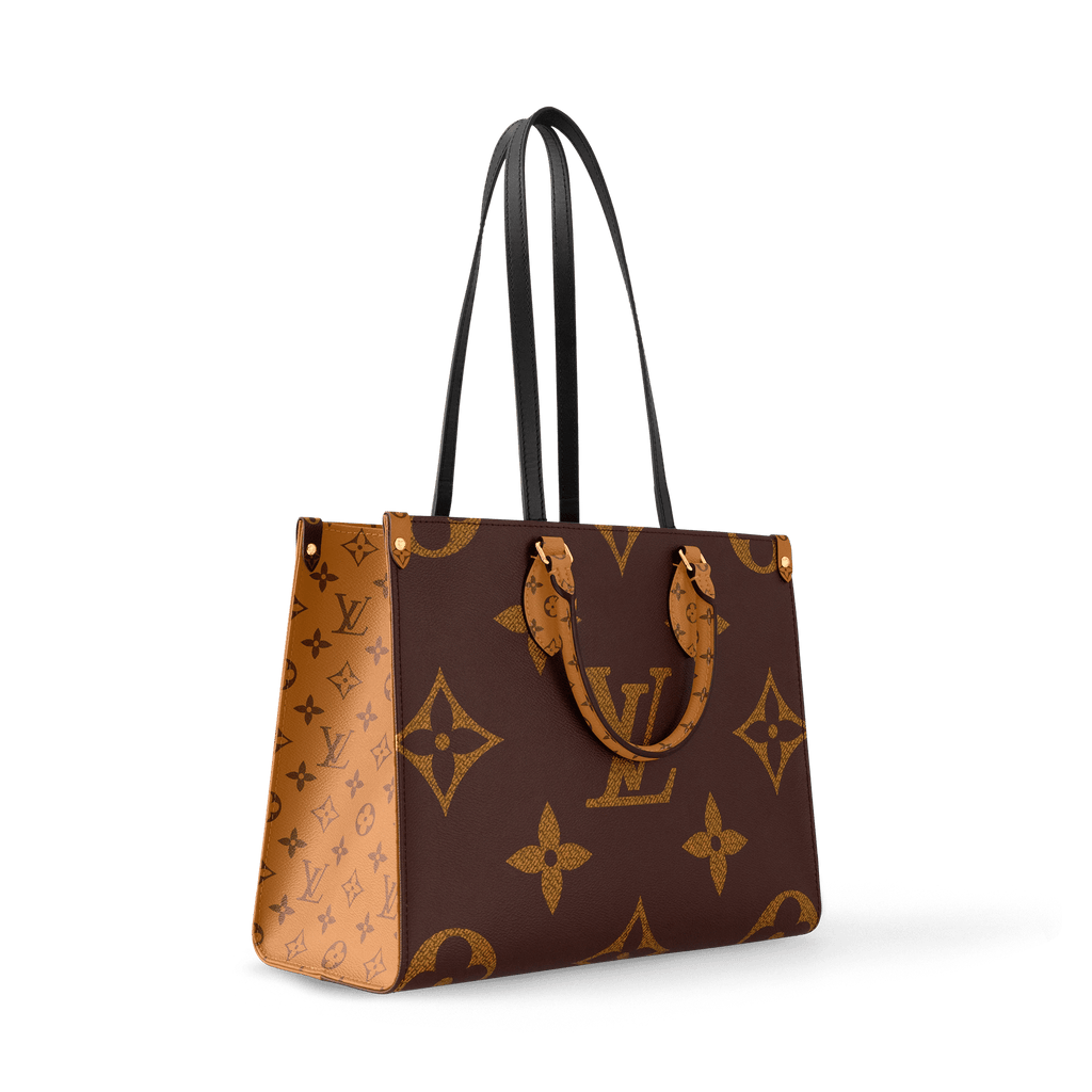 OnTheGo MM Monogram Monogram Reverse Canvas Tote Bag For Women