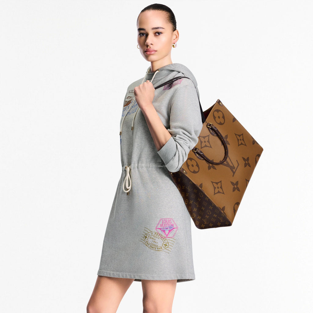OnTheGo GM Monogram Monogram Reverse Canvas Tote Bag For Women
