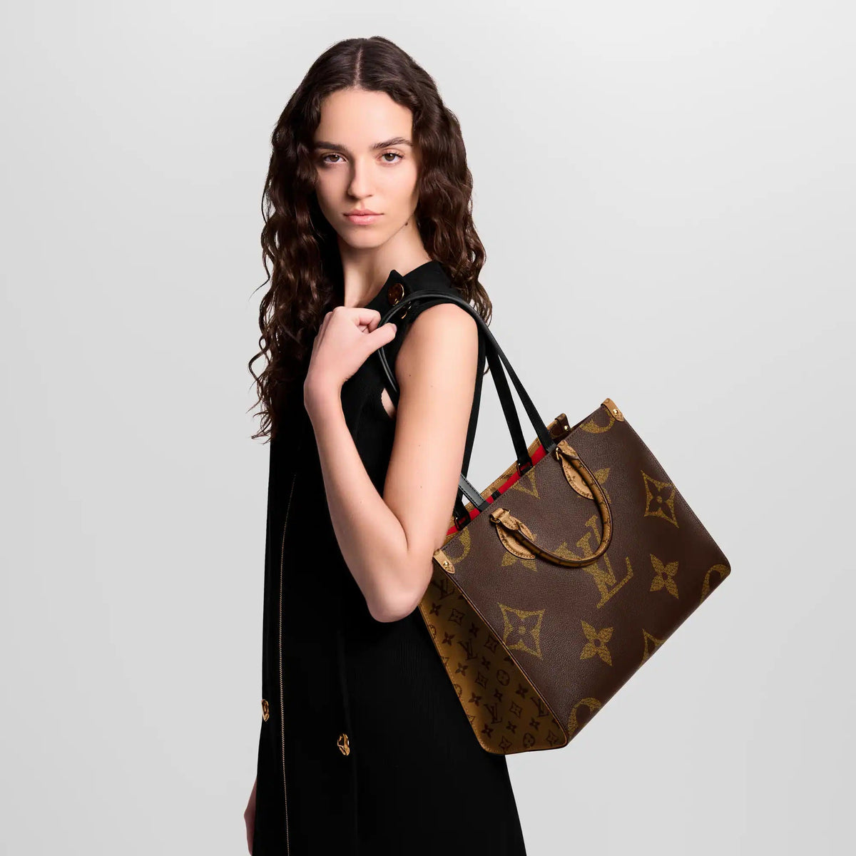 OnTheGo MM Monogram Monogram Reverse Canvas Tote Bag For Women