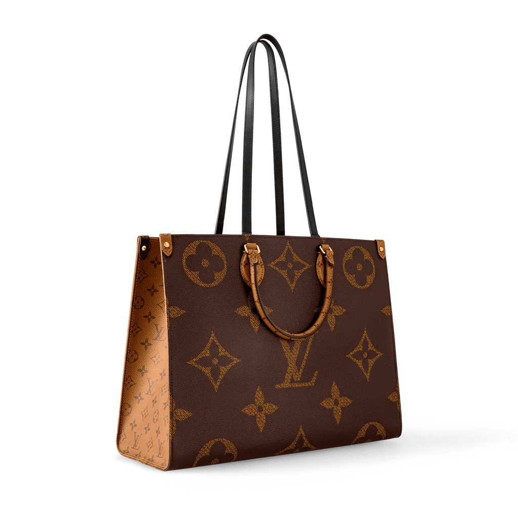 OnTheGo GM Monogram Monogram Reverse Canvas Tote Bag For Women