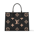 OnTheGo MM Bicolor Monogram Empreinte Leather Tote Bag For Women