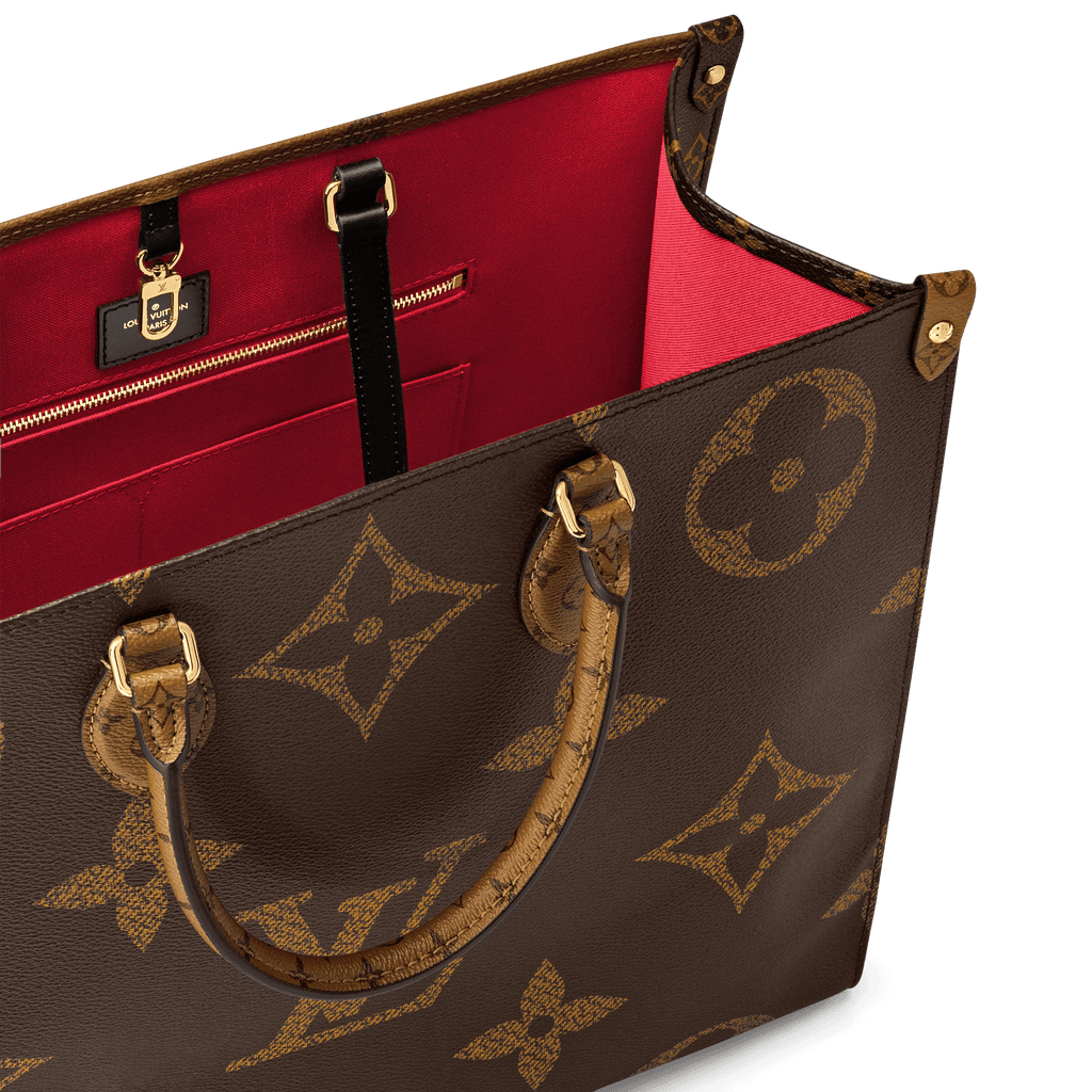 OnTheGo GM Monogram Monogram Reverse Canvas Tote Bag For Women