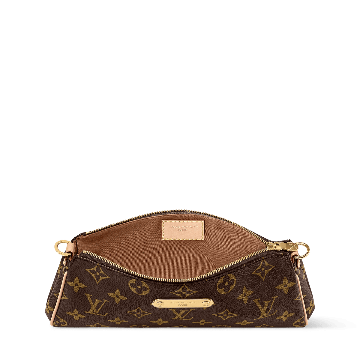 Pochette Eva Monogram Coated Canvas Gold-Toned Hardware