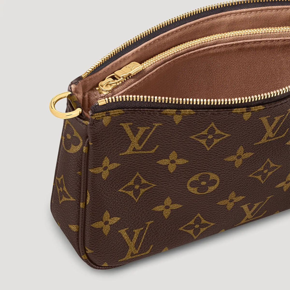 Pochette Accessoires Monogram Canvas Chain Wallet For Women