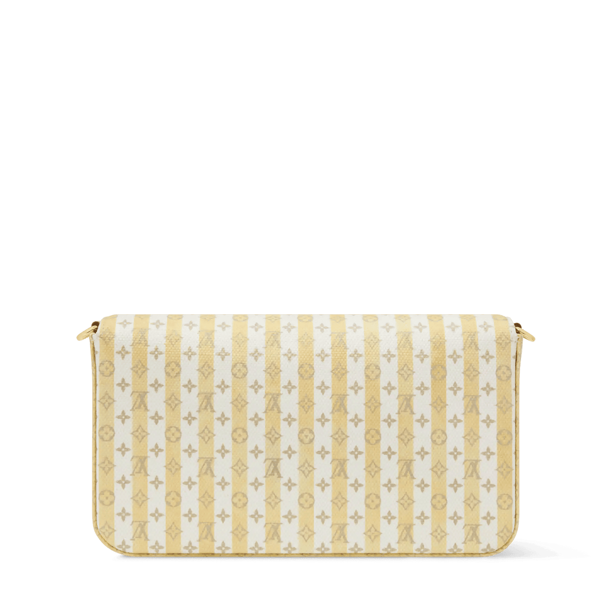Pochette Félicie LV Stamp Banana Minigram Canvas Nano Bag For Women