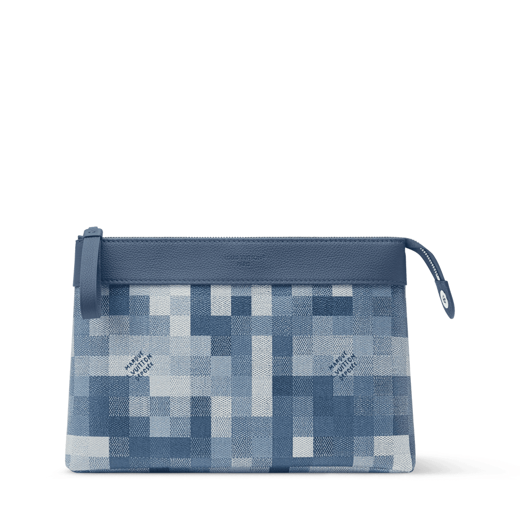 Pochette Voyage Souple Damoflage Denim Blue M28846 Collection
