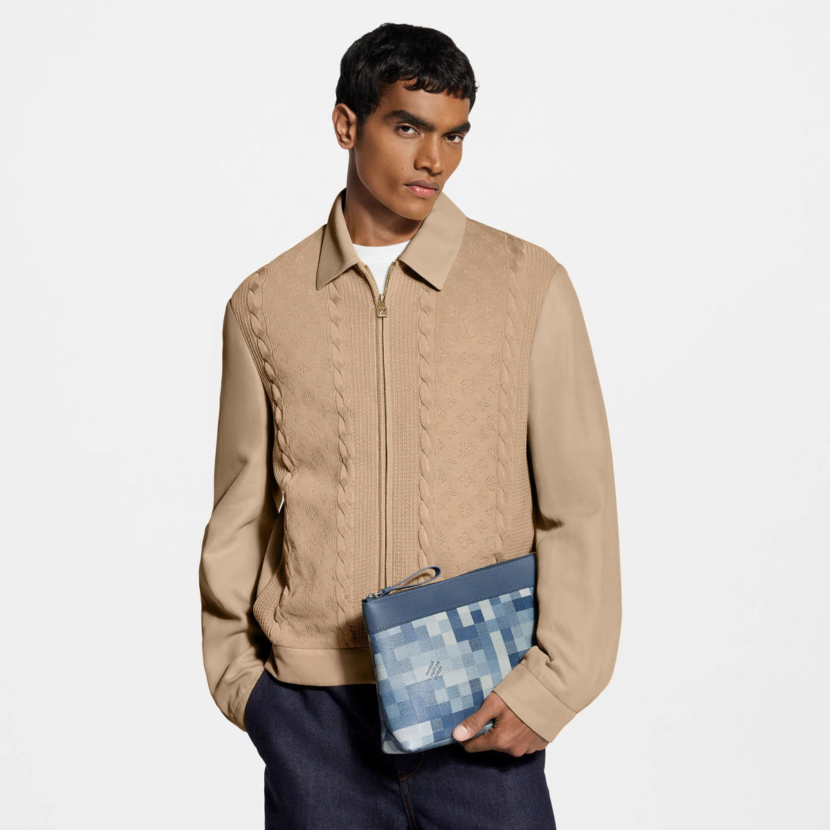 Pochette Voyage Souple Damoflage Denim Blue M28846 Collection