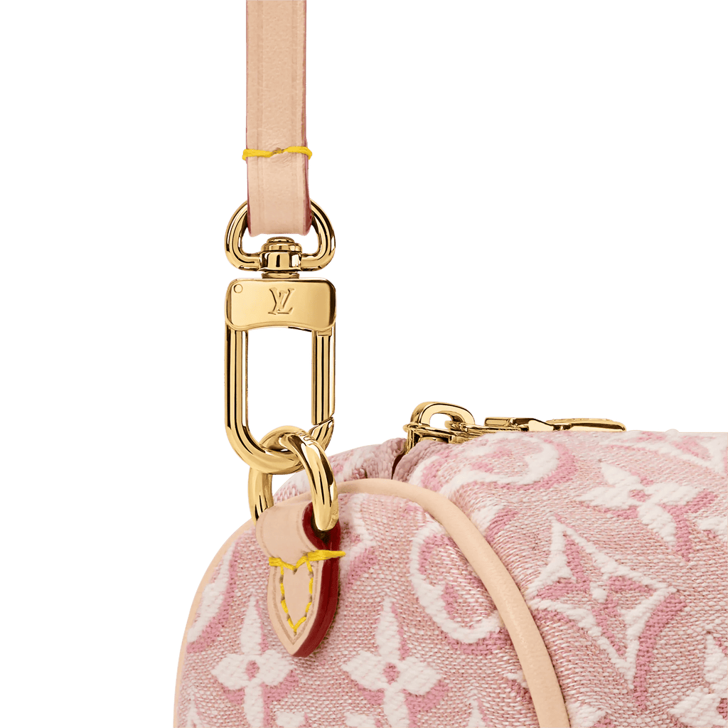 Pochette Papillon Monogram Emblème Rose Ruban Nano Bag For Women