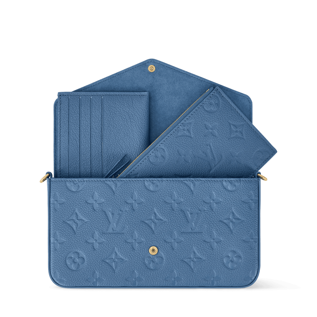 Blue Leather Handbag Design 002 product image 6
