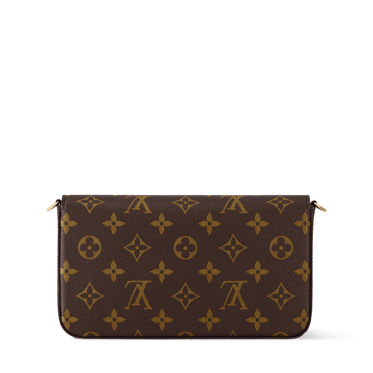 Pochette Félicie Monogram Fuchsia Crossbody Bag For Women
