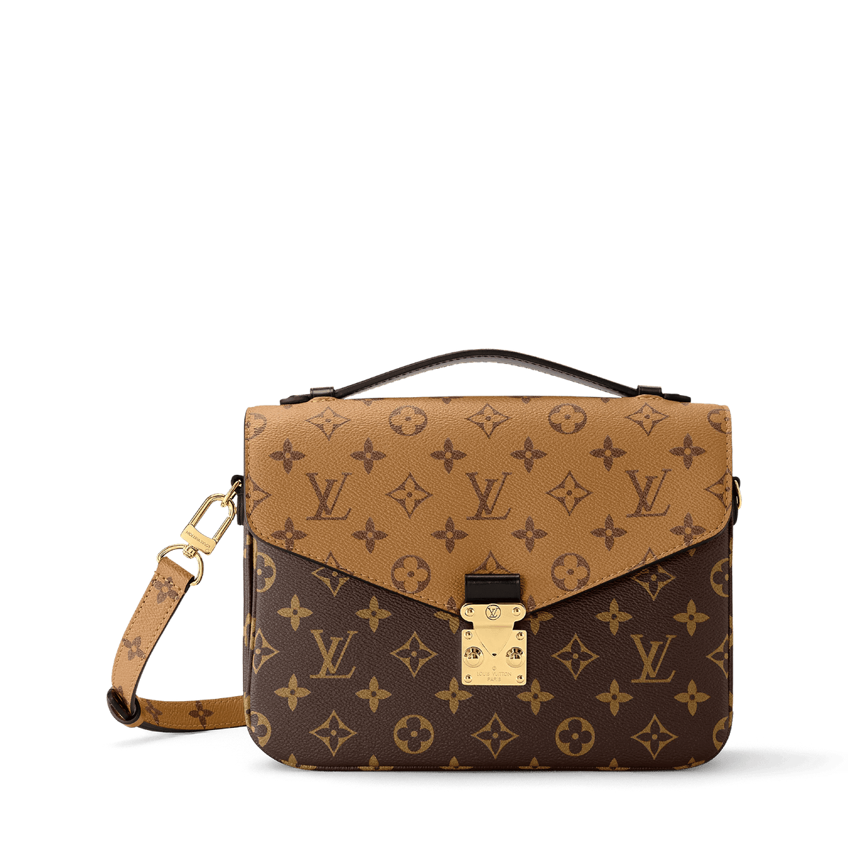 Pochette Métis Monogram Reverse Canvas Satchel Bag For Women