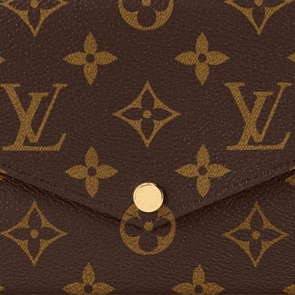 Pochette Félicie Monogram Fuchsia Crossbody Bag For Women