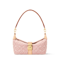 Pochette Mia Monogram Emblème Rose Ruban Bag For Women