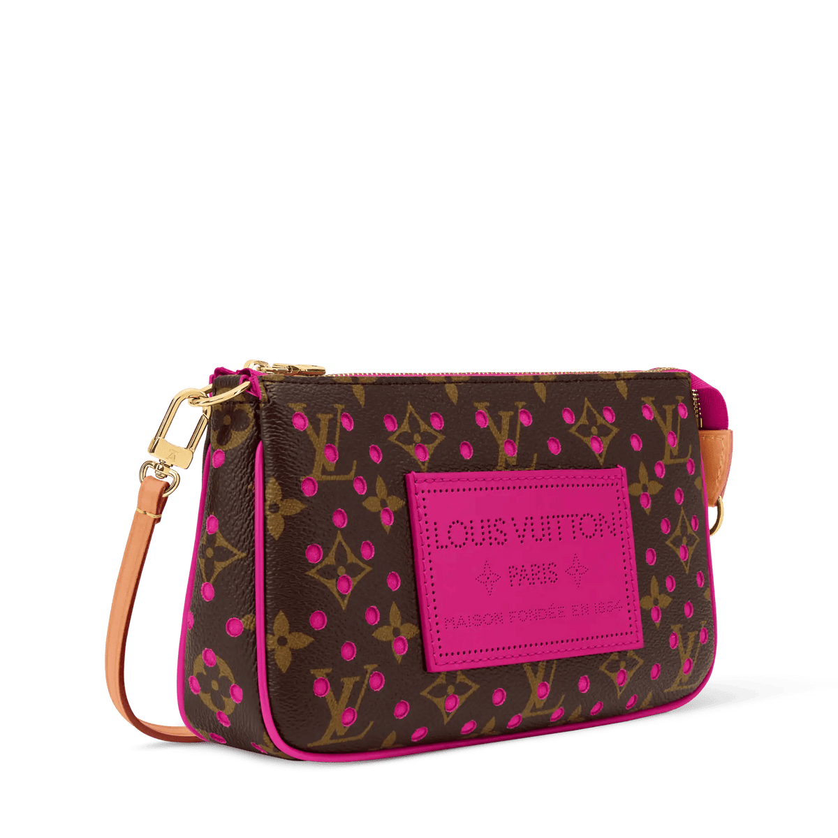 Pochette Accessoires Monogram Perfo Pop Crush Chain Wallet For Women