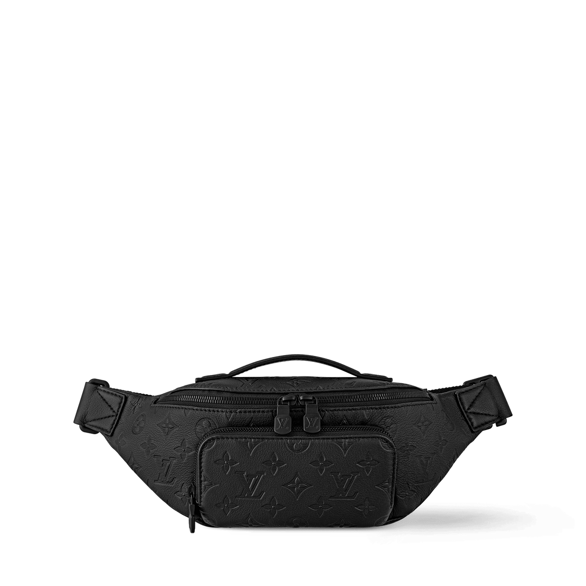 Men's Black Calfskin Leather Belt Bag product image 1