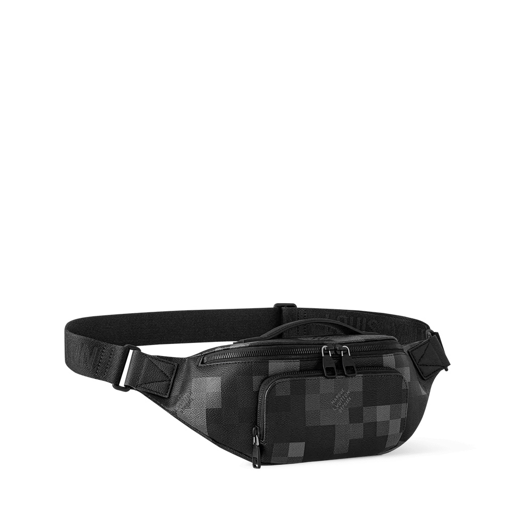 Black Coated Canvas Belt Bag product image 2