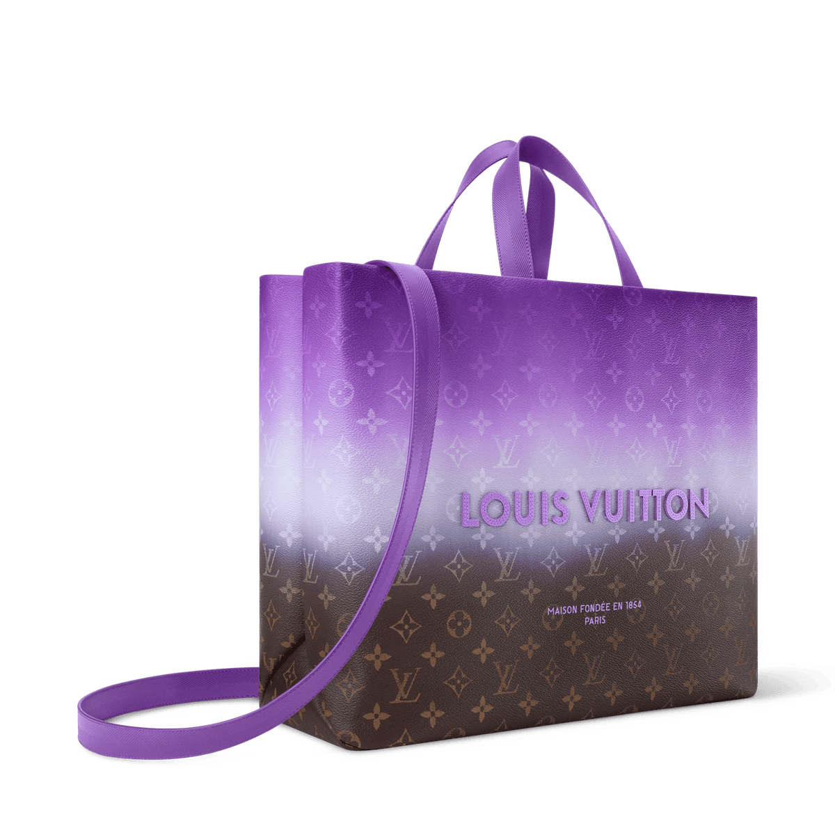 Purple Coated Canvas Tote Bag product image 2