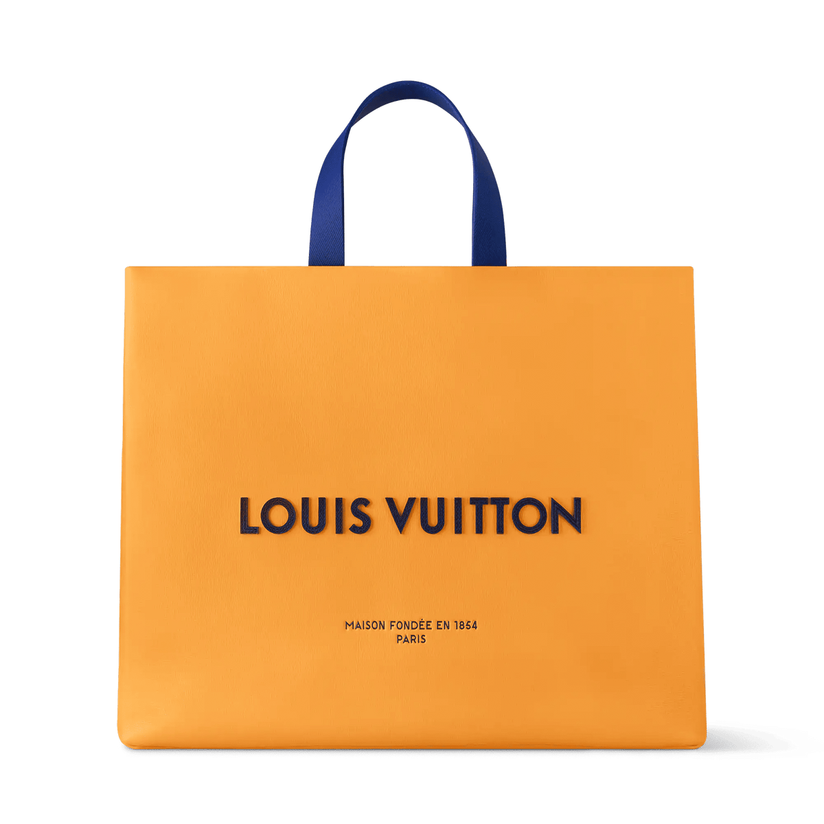 Shopper Tote MM Calf Leather Saffron For Men