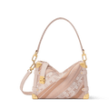 Side Trunk MM Quartz Monogram Dune Canvas Crossbody Bag For Women