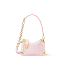 Side Trunk PM Light Bliss Calfskin Leather Handbag For Women